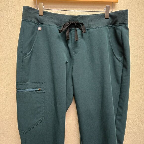 Figs Womens Zamora Jogger Scrub Pants Limited Edition Forest Green L Tall - Picture 4 of 12